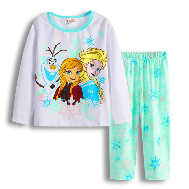 2 Pieces Cartoon Kids Pajamas Set