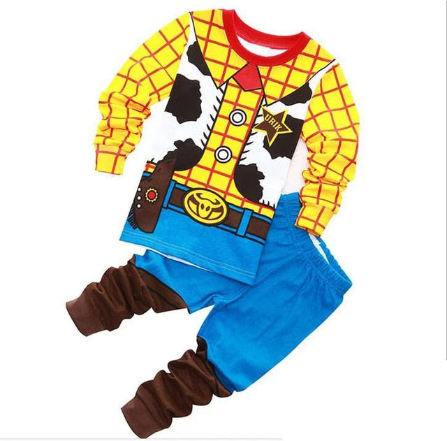 2 Pieces Cartoon Kids Pajamas Set