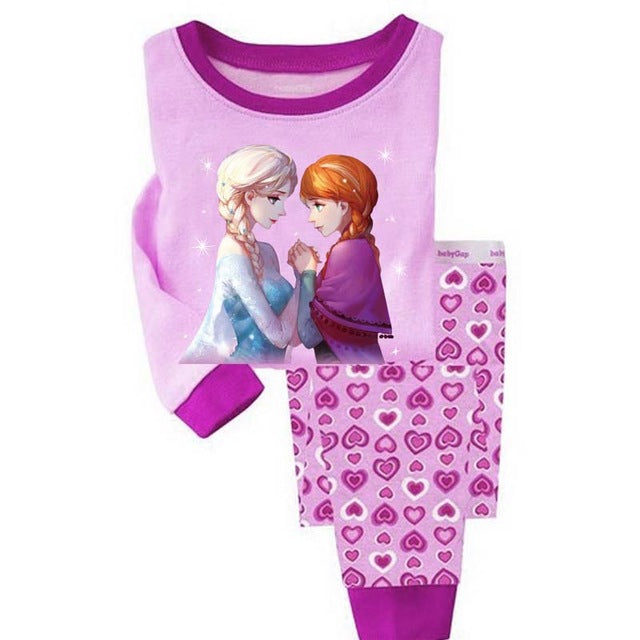 2 Pieces Cartoon Kids Pajamas Set