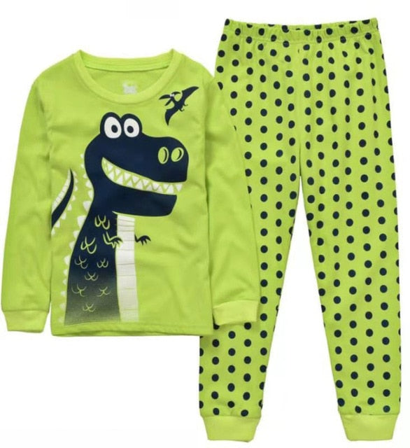 2 Pieces Cartoon Kids Pajamas Set