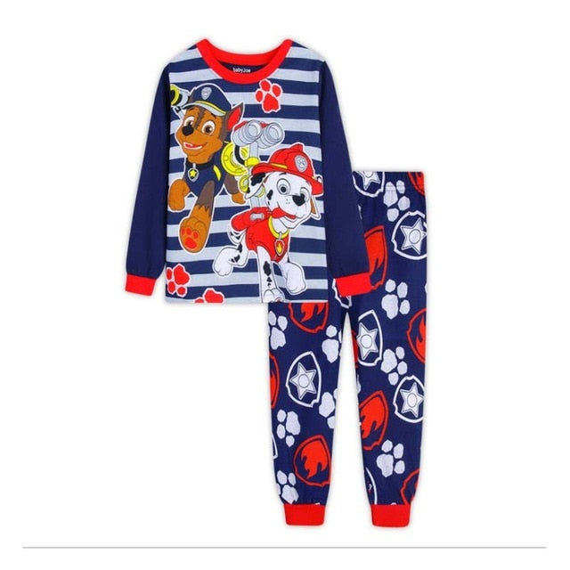 2 Pieces Cartoon Kids Pajamas Set