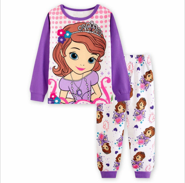 2 Pieces Cartoon Kids Pajamas Set