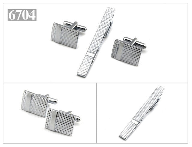 Gold Tie Clip and Cufflink Set For Men - Shopeasywear