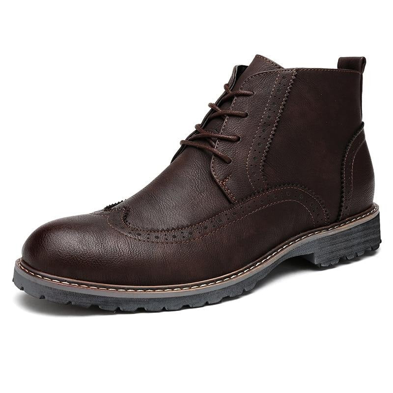 High Top Vintage Men Boots