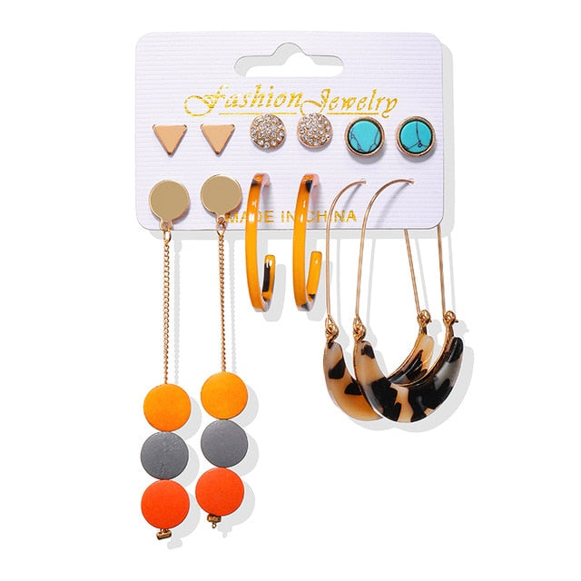 New Women Earrings Set