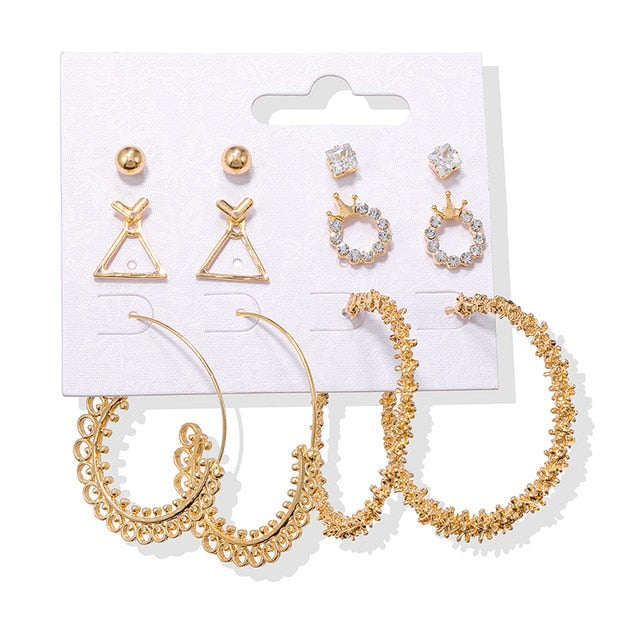 New Women Earrings Set