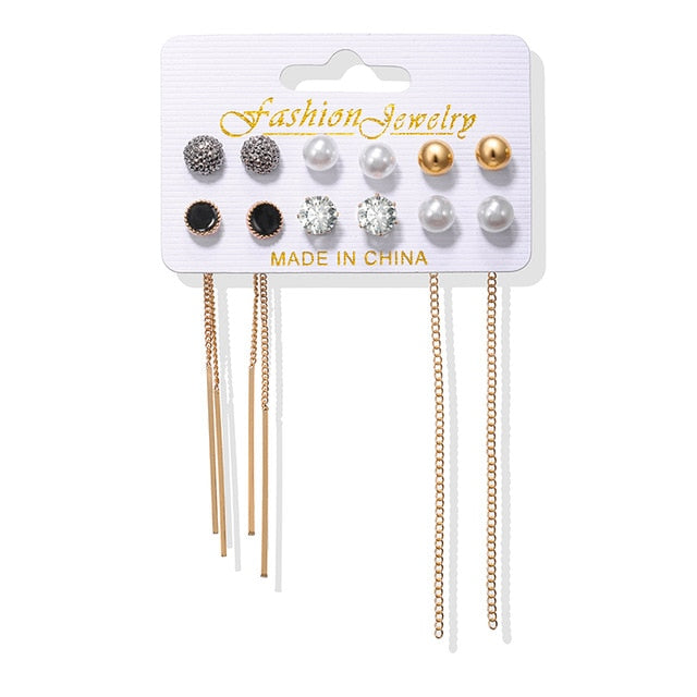 New Women Earrings Set