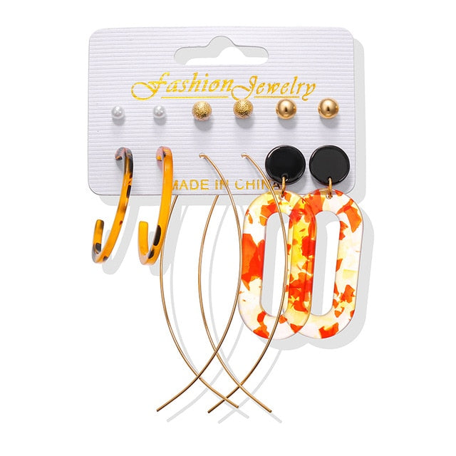 New Women Earrings Set