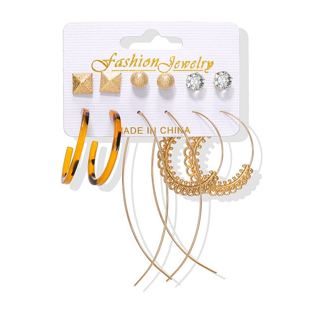 New Women Earrings Set