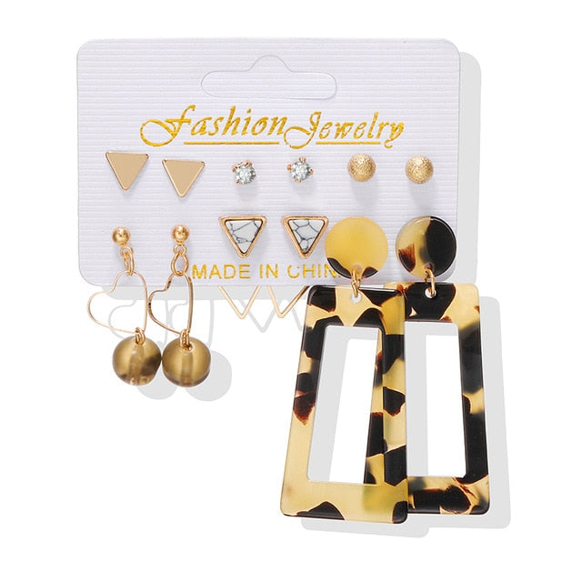 New Women Earrings Set