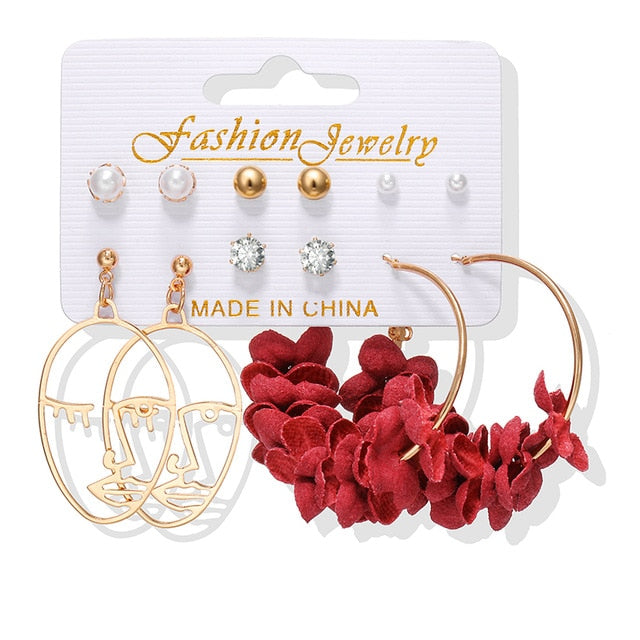 New Women Earrings Set