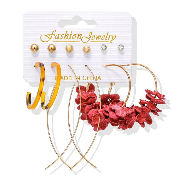 New Women Earrings Set