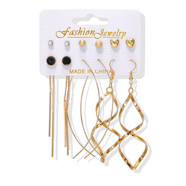 New Women Earrings Set