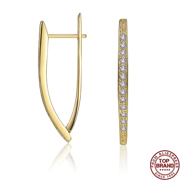 Hot Luxury V Shape Earrings - Shopeasywear