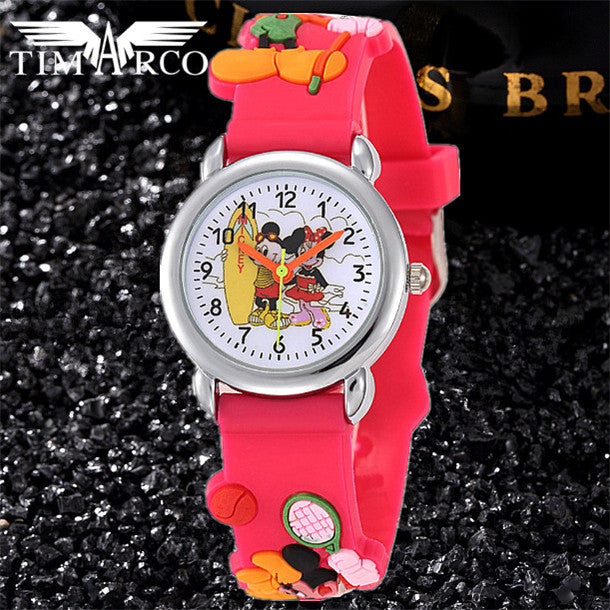 Cartoon Brand Silicone Strap Watches - Shopeasywear