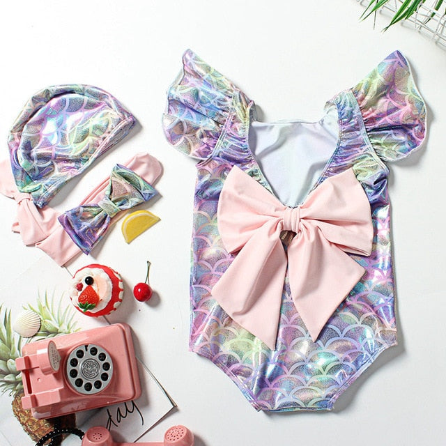 One Piece Children Swimming Suit