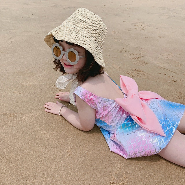 One Piece Children Swimming Suit