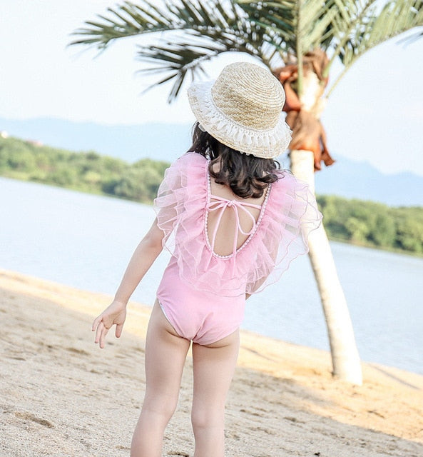 One Piece Children Swimming Suit