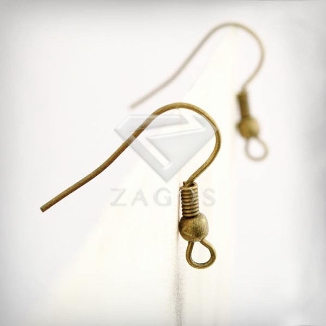 New Hook Ear Wires With Spring and Ball - Shopeasywear