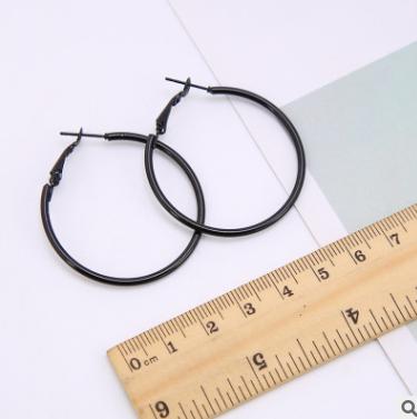 Circle Shiny Crystal Big Earrings - Shopeasywear