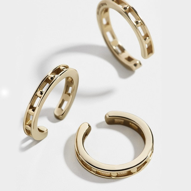 Female Safety Pin Crystal CZ Earrings - Shopeasywear