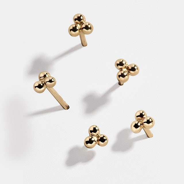 Female Safety Pin Crystal CZ Earrings - Shopeasywear