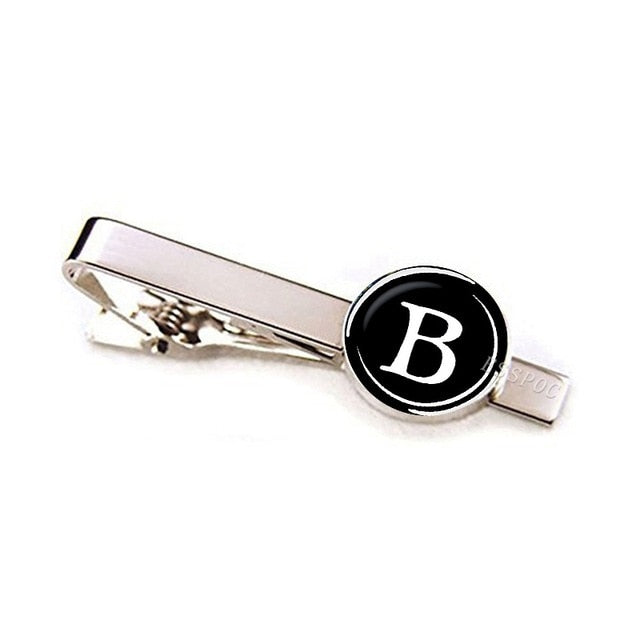 26 Alphabet Letters Tie Clips - Shopeasywear