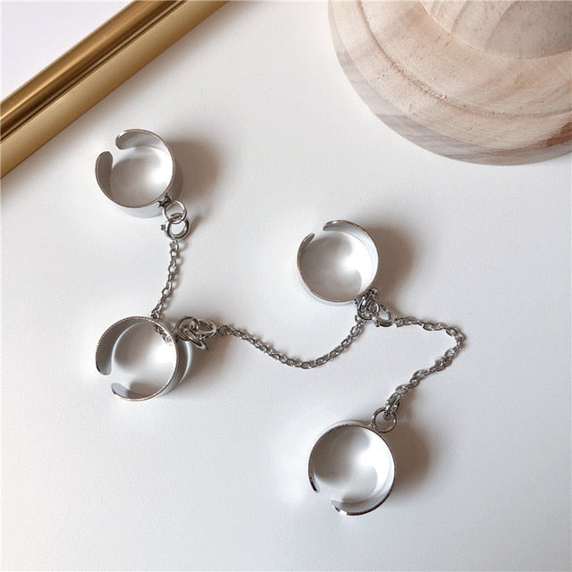 Multi-layer Adjustable Chain Four Fingers - Shopeasywear
