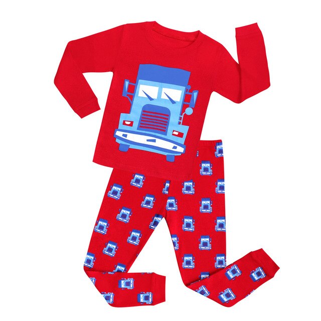 New Fashion Boys Motorcycle Pajamas For Kids