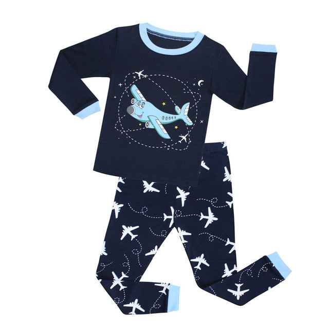 New Fashion Boys Motorcycle Pajamas For Kids