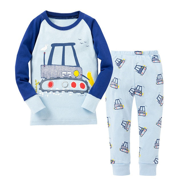 New Fashion Boys Motorcycle Pajamas For Kids