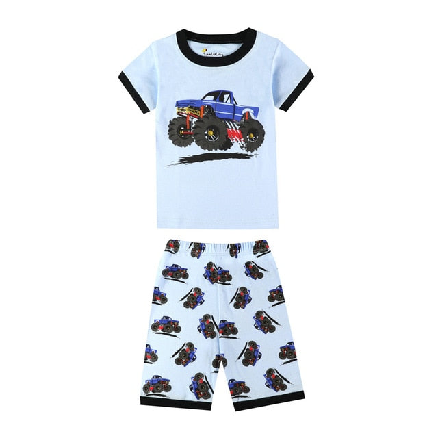 New Fashion Boys Motorcycle Pajamas For Kids
