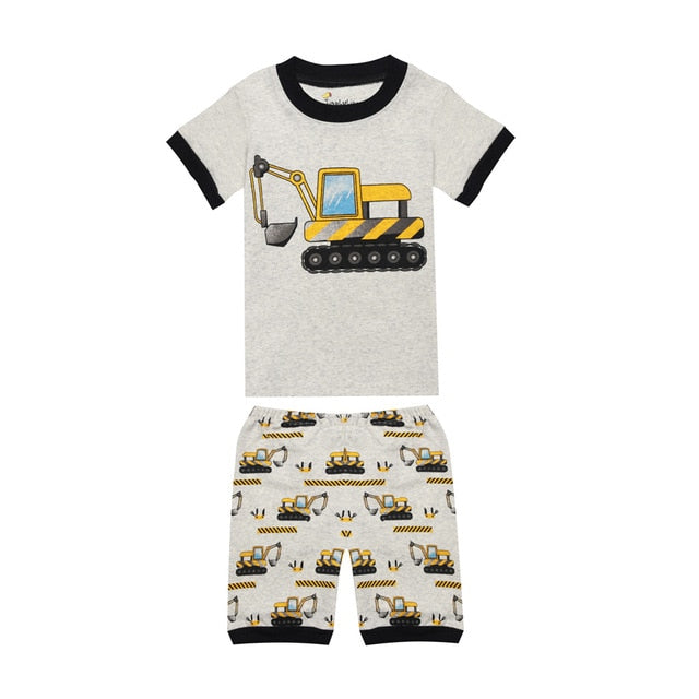 New Fashion Boys Motorcycle Pajamas For Kids