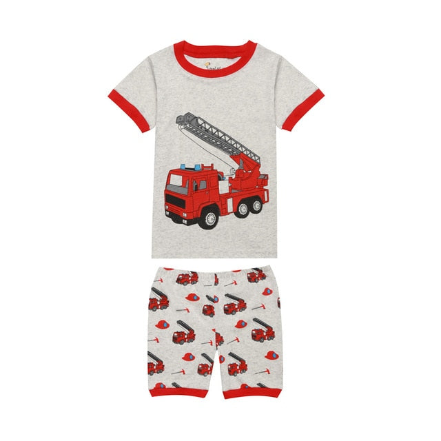New Fashion Boys Motorcycle Pajamas For Kids