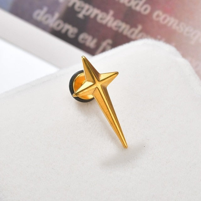 Punk Stainless Steel Stud Earrings - Shopeasywear