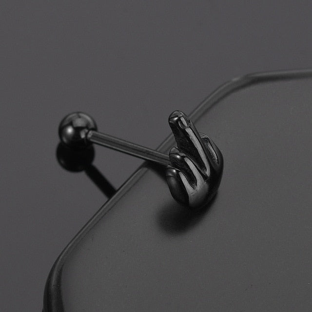 Punk Stainless Steel Stud Earrings - Shopeasywear