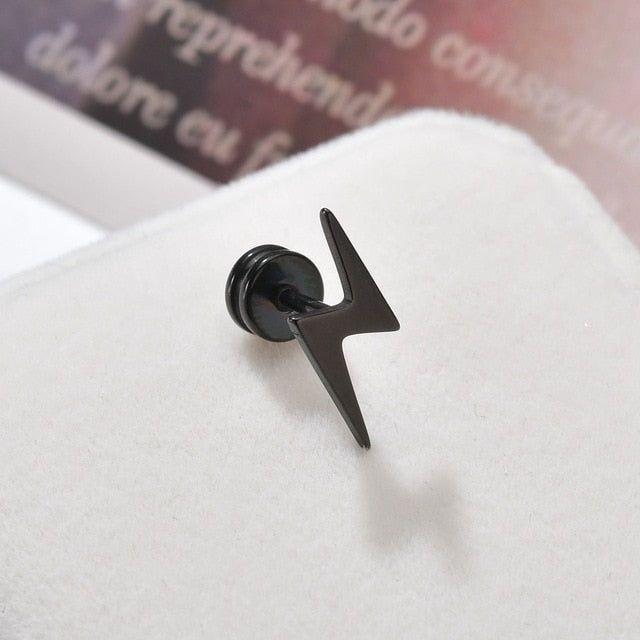 Punk Stainless Steel Stud Earrings - Shopeasywear