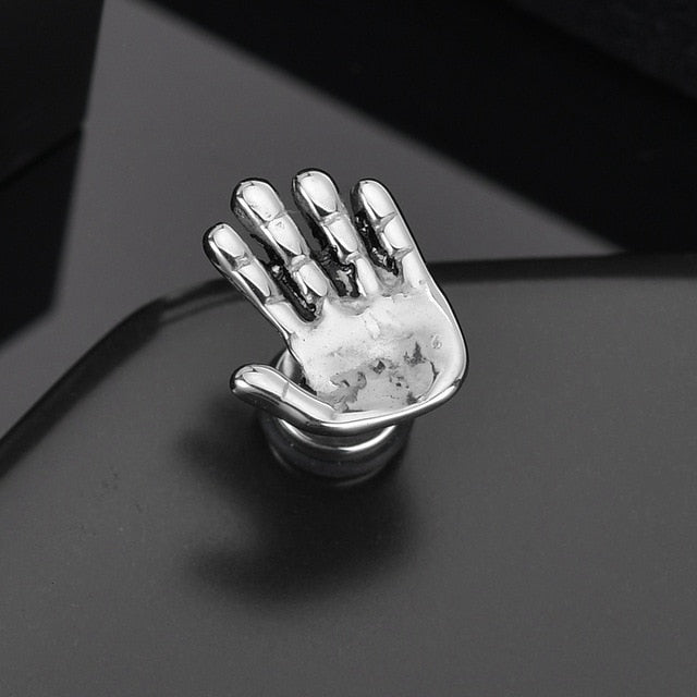 Punk Stainless Steel Stud Earrings - Shopeasywear