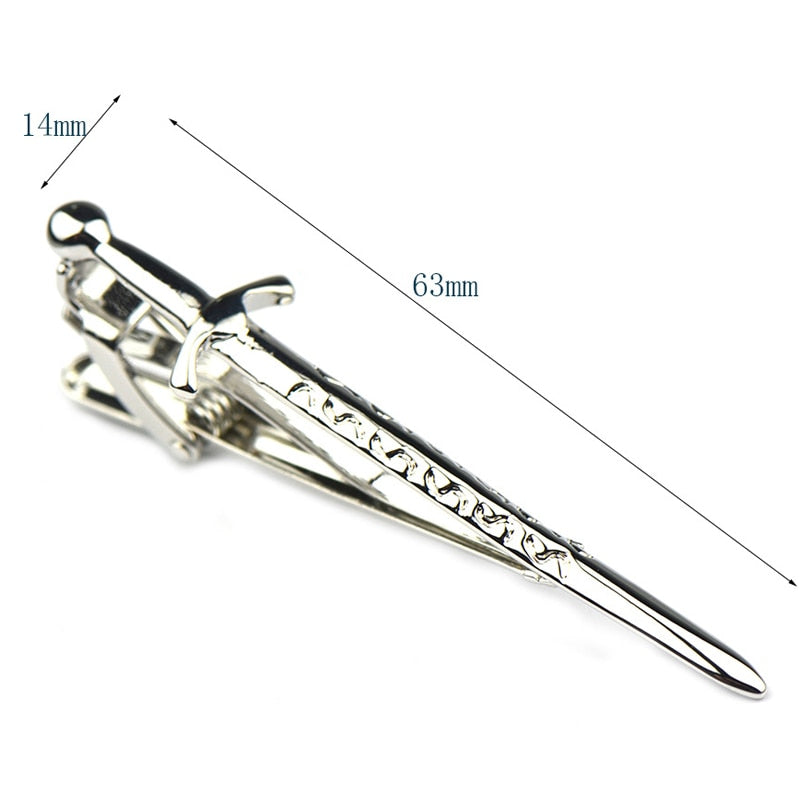 Simple Metal Tie Clips Men's - Shopeasywear