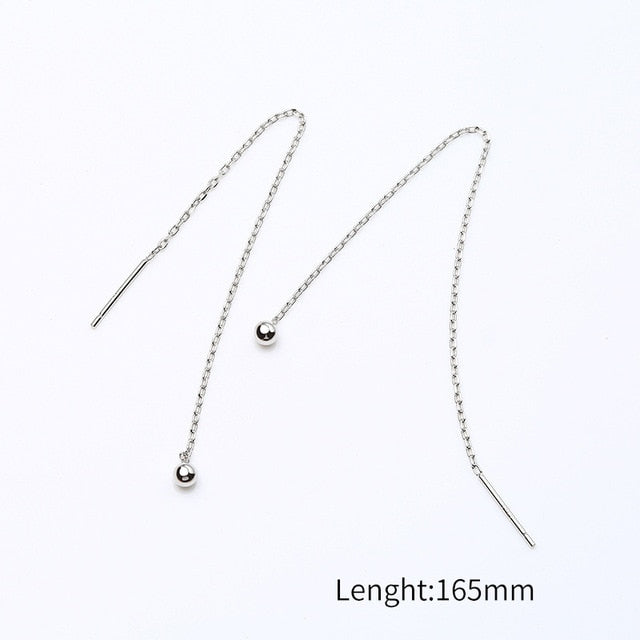 Silver Dangle Drop Earrings - Shopeasywear