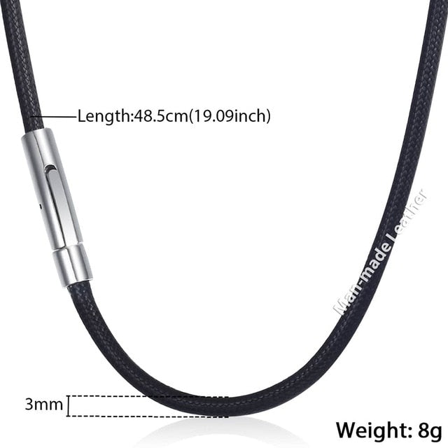 Man-made Leather Necklaces for Men - Shopeasywear