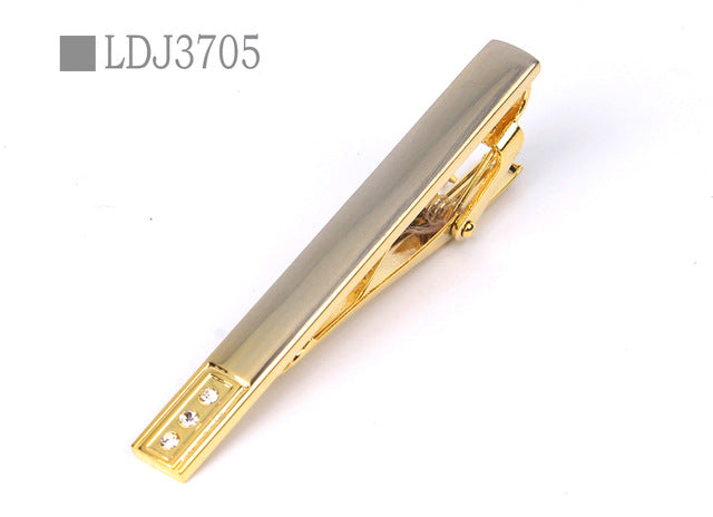 Ceremony Metal Gold Tie Clip - Shopeasywear