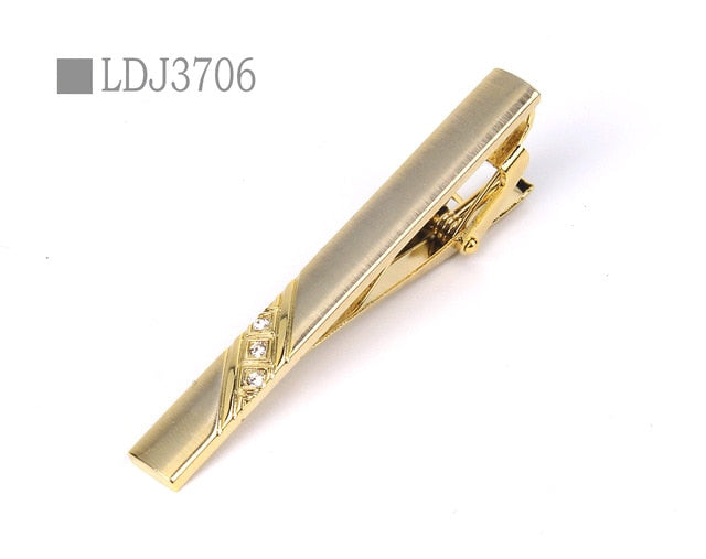 Ceremony Metal Gold Tie Clip - Shopeasywear