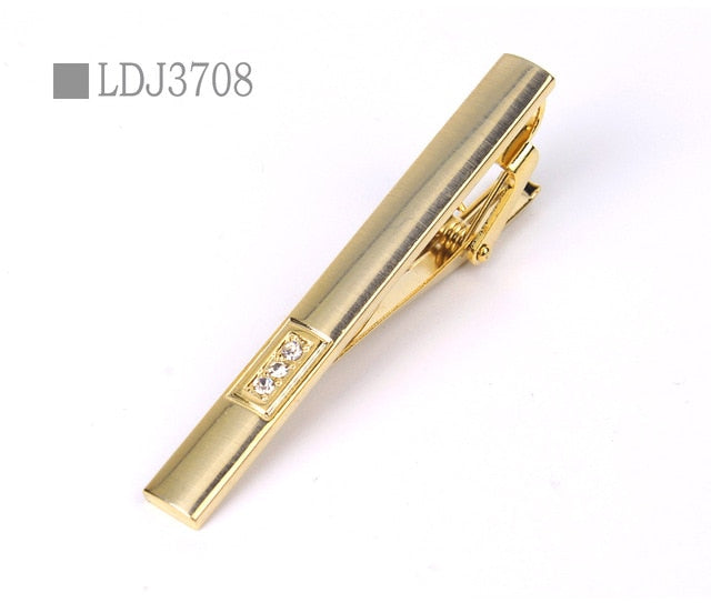 Ceremony Metal Gold Tie Clip - Shopeasywear