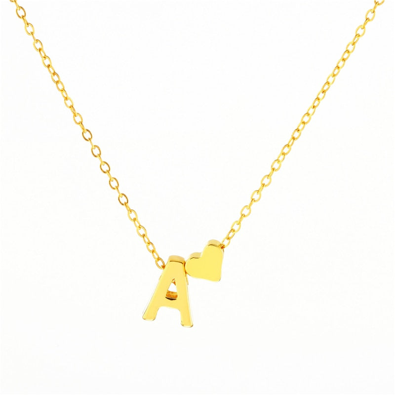 Personalized Letter Name Choker Necklaces