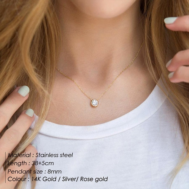 Classic Stainless Steel Necklace for women - Shopeasywear