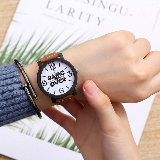 Game Over Women Bracelet Watch - Shopeasywear