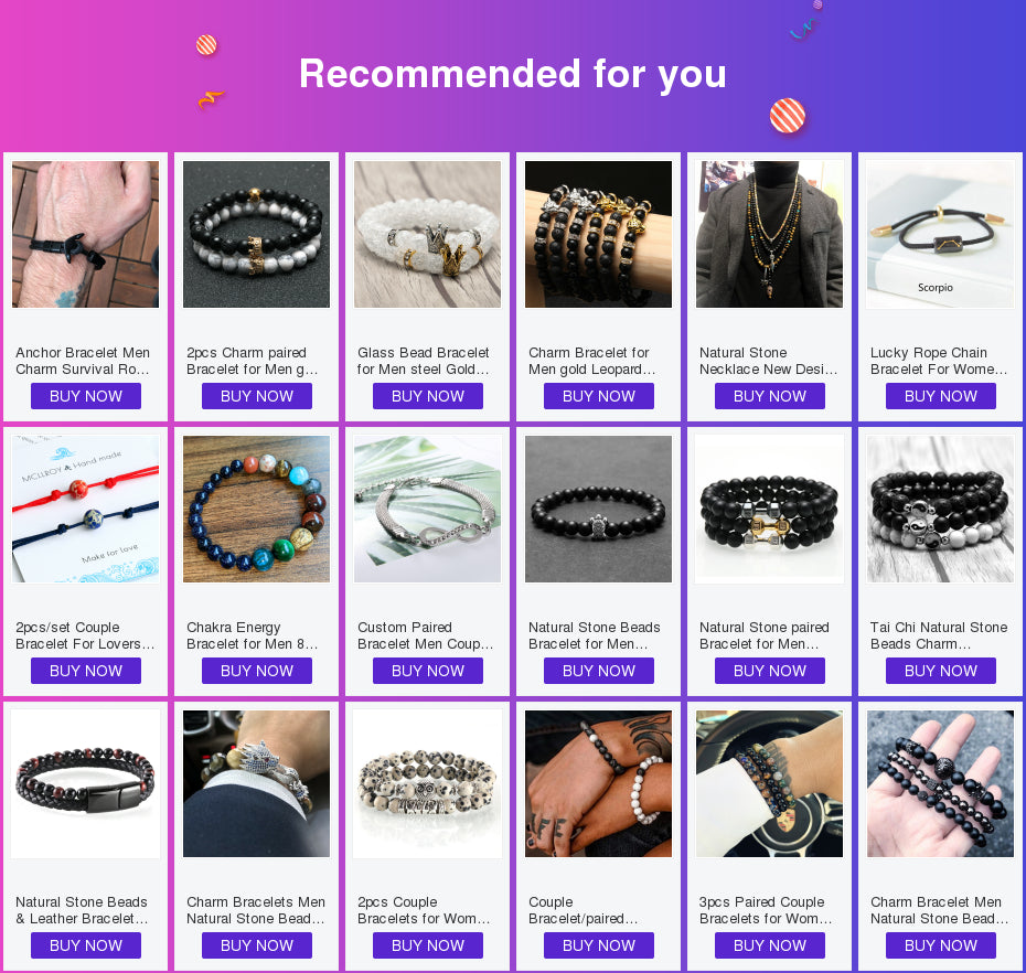 Glass Bead Bracelet for Men - Shopeasywear