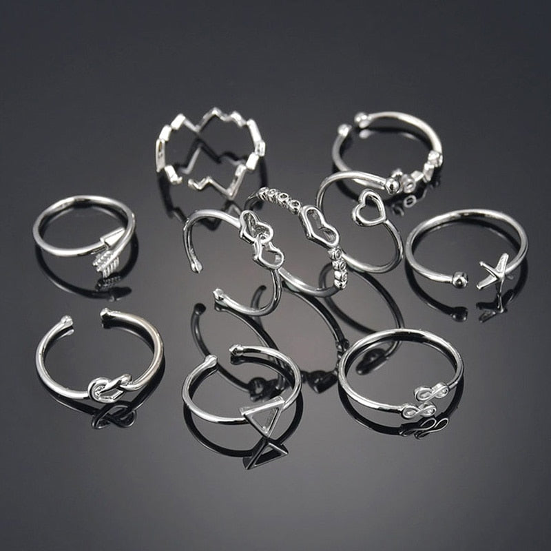 Adjustable Stainless Steel Rings For Women