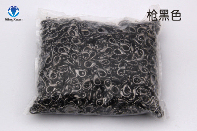 100pcs Lobster Clasps for Bracelets Necklaces 10-18mm - Jeglow store